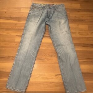 Ariat Men's Classic Light Blue Straight Jeans